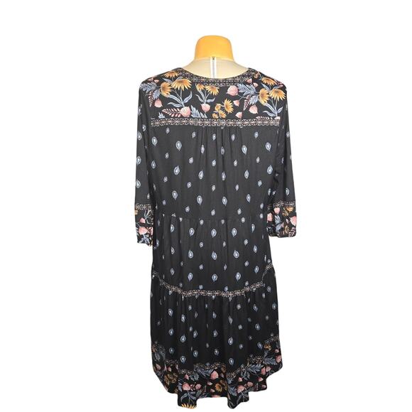 Style & Co Womens 2X Midi Dress Stretch Flowy Floral Paisley Casual Career - Picture 6 of 11